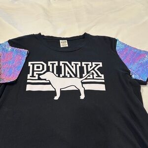 PINK Victoria's Secret Black Garment Tag